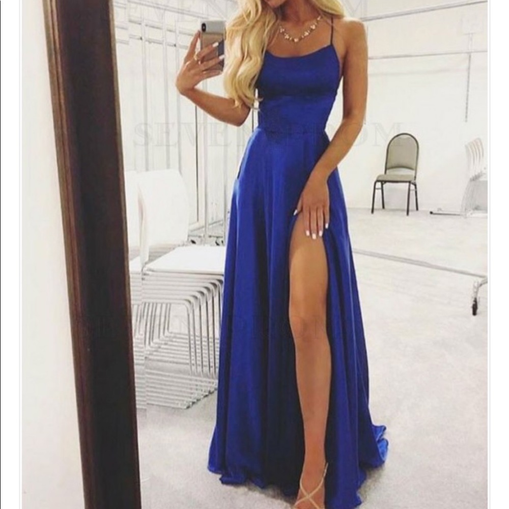 Brand new, royal blue prom/bridesmaids dress